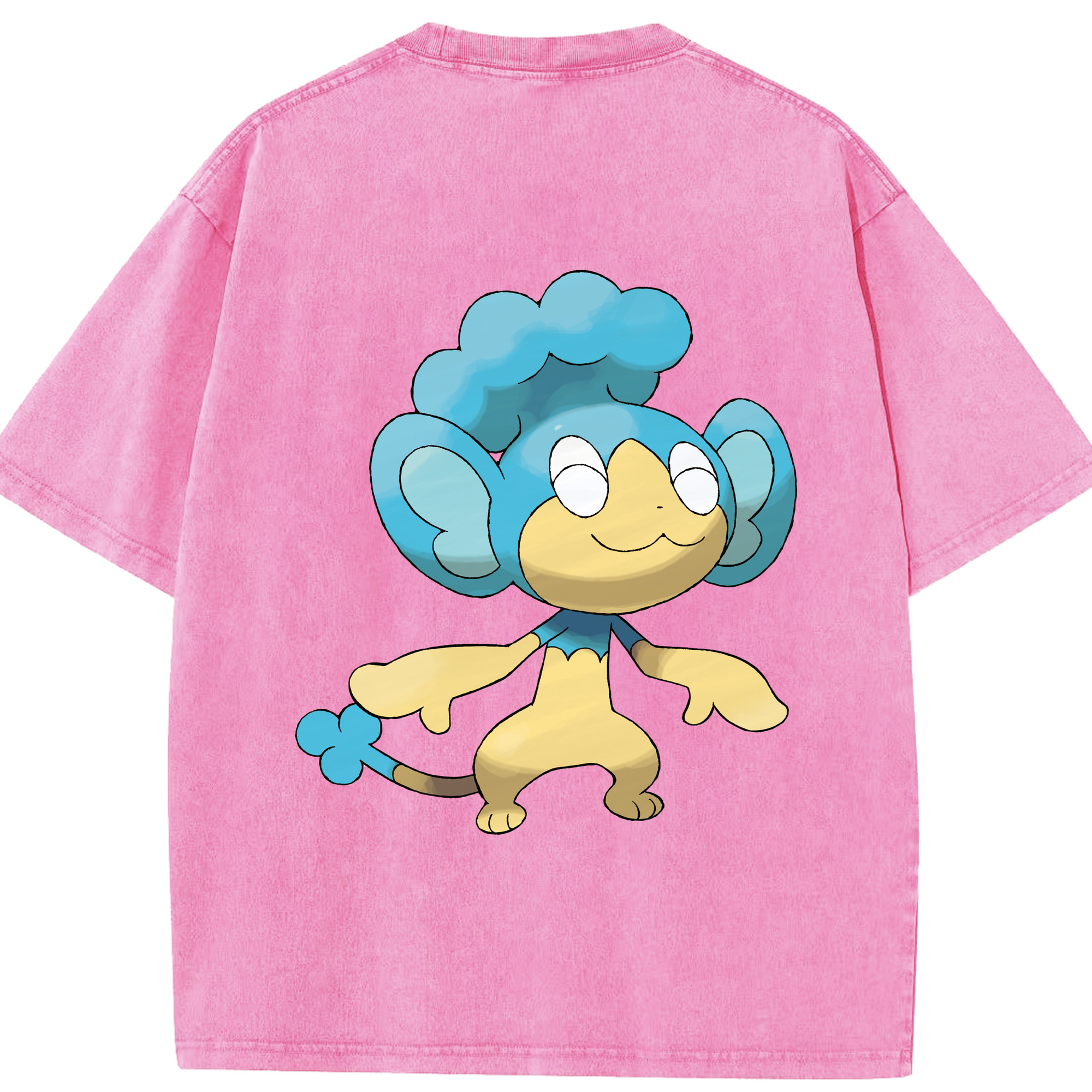 （画像用） ポケットモンスター Pokémon 綿100% ヴィンテージ風 半袖Tシャツ（背面プリント）